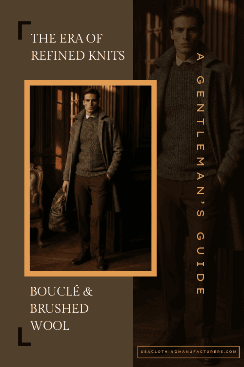 Bouclé and Brushed Wool Knit Style Bouclé and Brushed Wool Knit Style