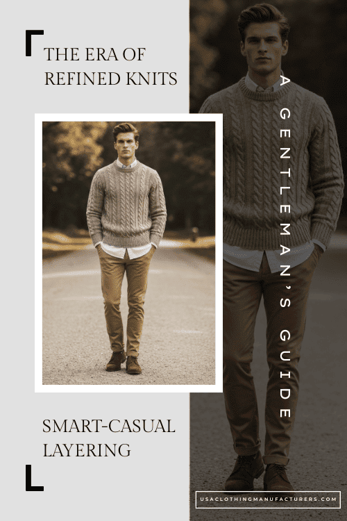 Smart-Casual Layering Knit Look Smart-Casual Layering Knit Look