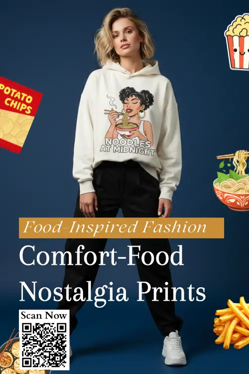 Comfort-Food Nostalgia Printed Hoodie Manufacturer Wholesale Comfort-Food Nostalgia Printed Hoodie