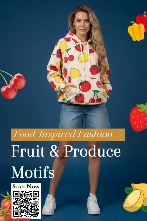 Fruit and Produce Motifs Hoodie Manufacturer Wholesale Fruit and Produce Motifs Hoodie