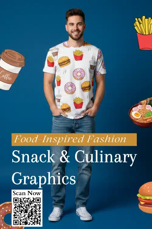 Snack and Culinary Graphics T-shirt Manufacturer Custom Snack and Culinary Graphics