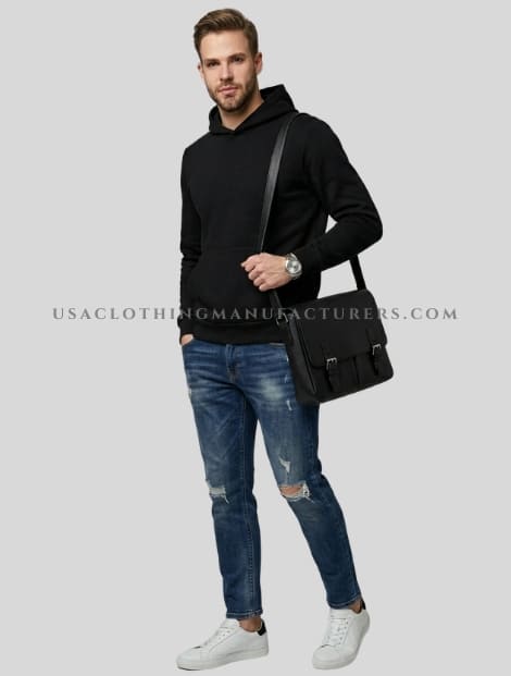 minimalist hoodie with ripped jeans supplier