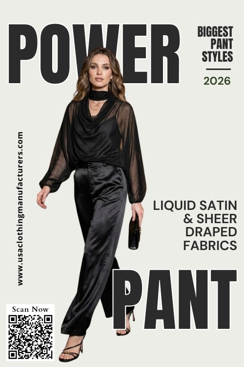 Wide Leg Satin Pants Outfit