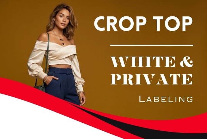 white label crop top