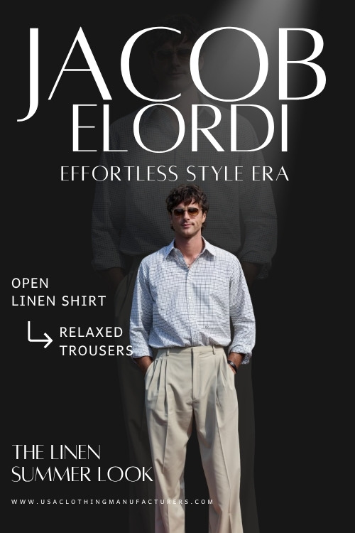 The Linen Summer Look Jacob Elordi Effortless Casual Looks