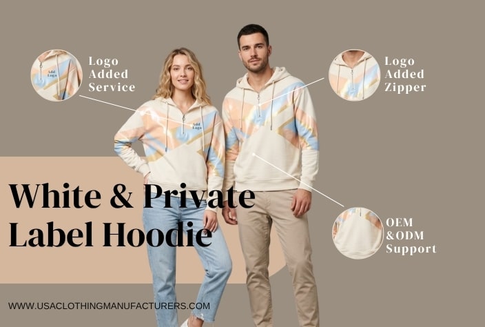 wholesale white label hoodies