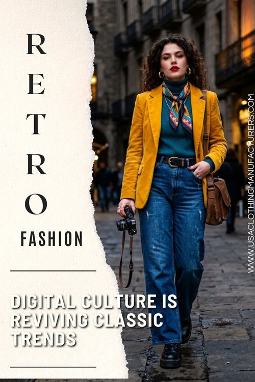 Digital Culture is Reviving Classic Trends Retro Outfit