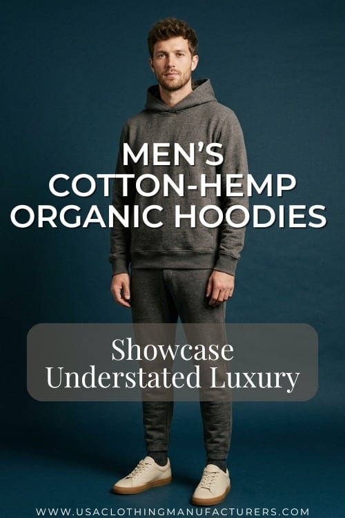 Showcase Understated Luxury Organic Hemp Hoodies Outdoor Fashion