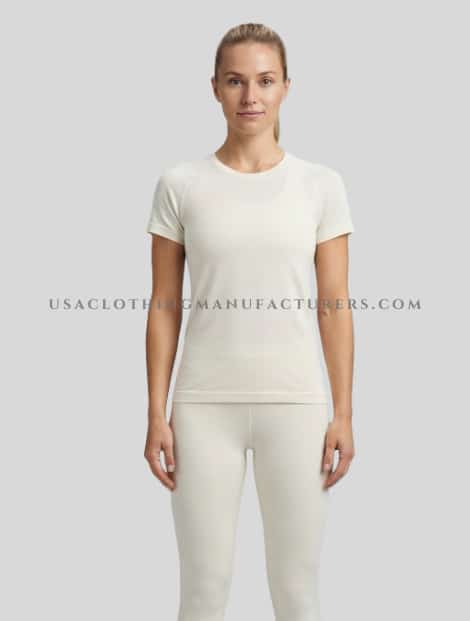 Off White Breathable Womens Dry Fit Shirt Manufacturer wholesale off white breathable womens dry fit shirt