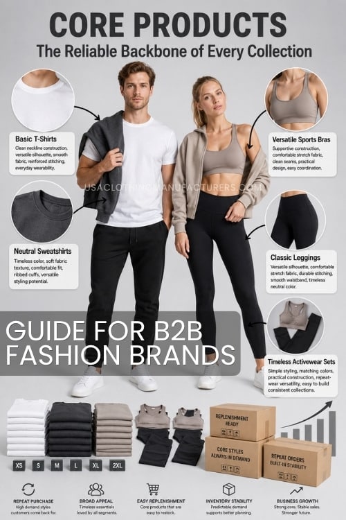 Core Products Best-Selling Fashion Collection for Retailers