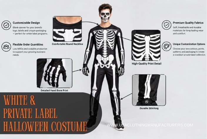private label halloween costume supplier