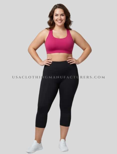 Plus Size Sports Bra with Capri Leggings Wholesaler plus size sports bra with capri leggings supplier